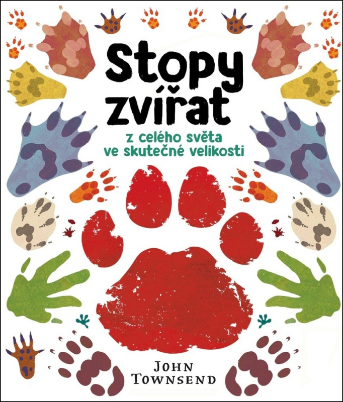 Stopy zvířat (z celého světa ve skutečné velikosti) - kniha z kategorie Naučné knihy