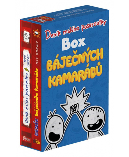 Deník malého poseroutky - Box báječných kamarádů - Jeff Kinney