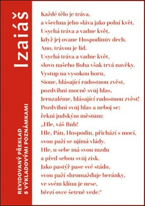Izaiáš (Revidovaný překlad s výkladovými poznámkami) - kniha z kategorie Křesťanství