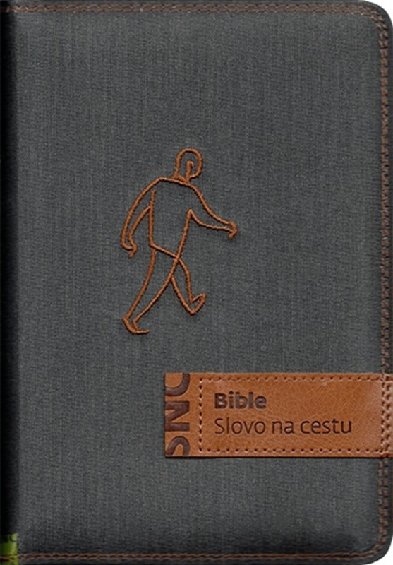 Bible Slovo na cestu s poznámkami (šedočerné džínové plátno) - kniha z kategorie Křesťanství