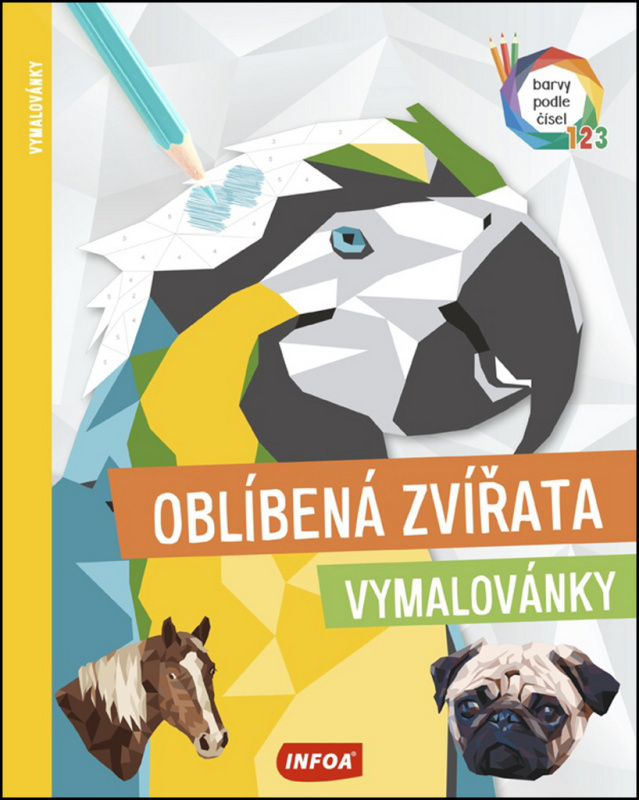 Oblíbená zvířata - kniha z kategorie Omalovánky