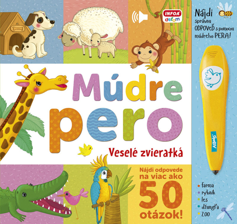 Múdre pero - Veselé zvieratká - kniha z kategorie Pro děti