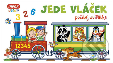 Jede vláček - Počítej zvířátka