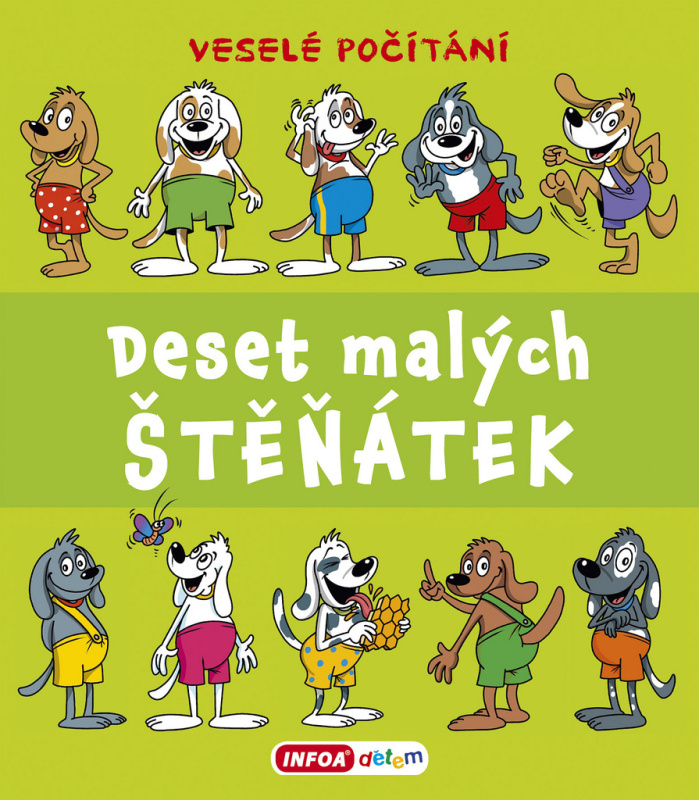 Deset malých štěňátek