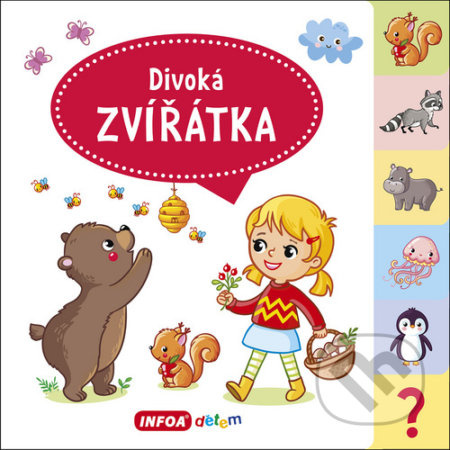 Velká knížka se záložkami - Divoká zvířata - Jana Navrátilová