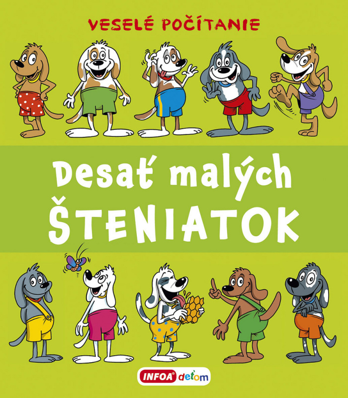 Desať malých šteniatok - Pavlína Šamalíková - kniha z kategorie Pro děti