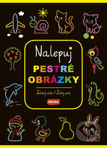 Nalepuj pestré obrázky - žlutý sešit