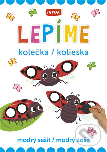 Lepíme kolečka - modrý sešit