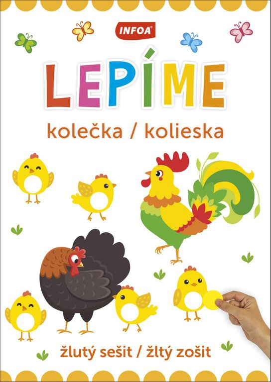 Lepíme kolečka - žlutý sešit