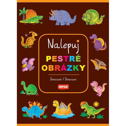 Nalepuj pestré obrázky - Dinosauři