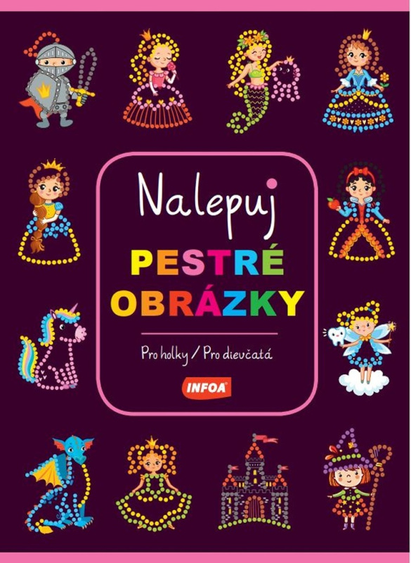 Nalepuj pestré obrázky - Pro holky