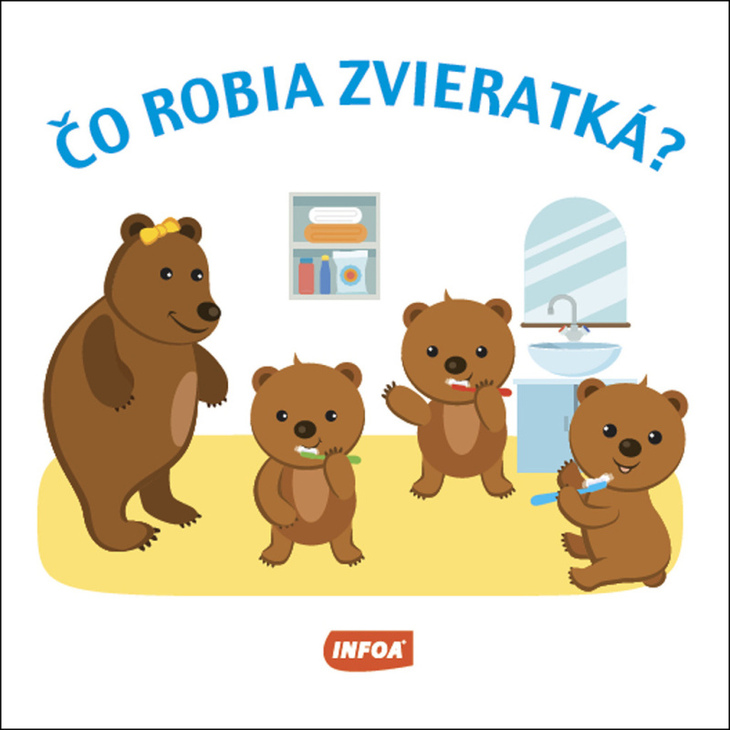 Čo robia zvieratká? - kniha z kategorie Pro děti