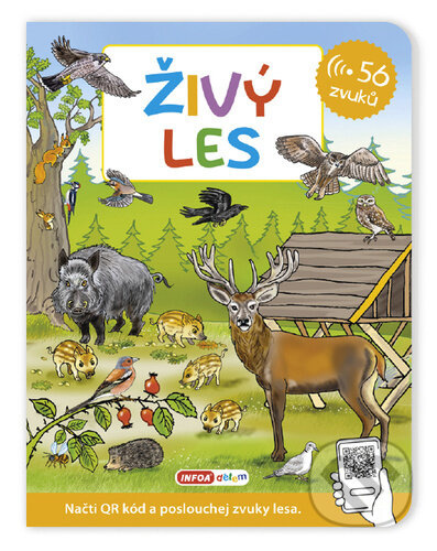 Živý les - 56 zvuků s QR kódy