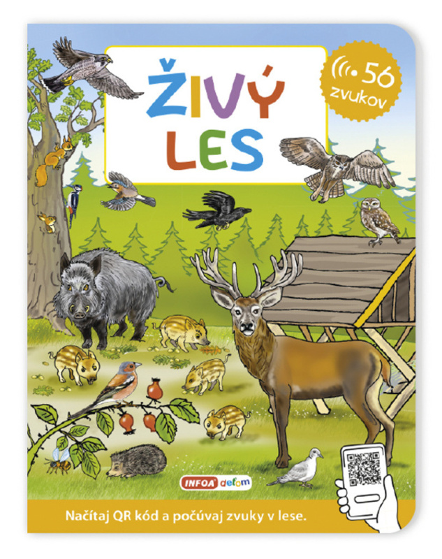 Živý les (56 zvuků) - kniha z kategorie Pro děti