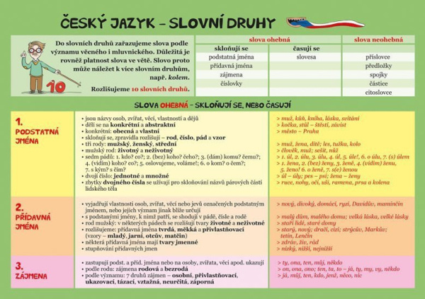 Český jazyk – Slovní druhy - Eva Schneiderová - kniha z kategorie 1. stupeň