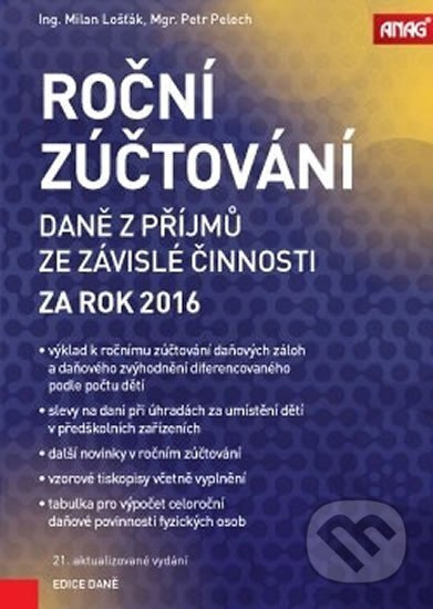 Roční zúčtování daně z příjmů ze závislé činnosti za rok 2016