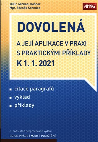 Dovolená a její aplikace v praxi s praktickými příklady k 1. 1. 2021