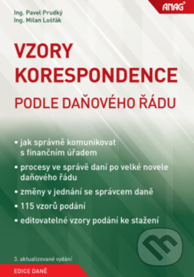 Vzory korespondence podle daňového řádu