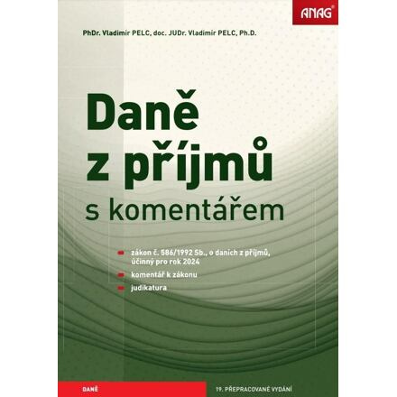 Daně z příjmů s komentářem 2024