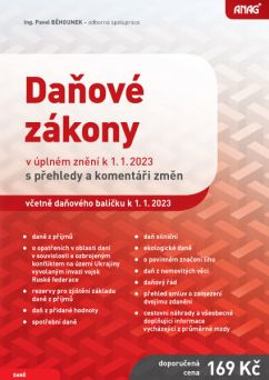 Daňové zákony v úplném znění k 1. 1. 2023 s přehledy a komentáři změn - kniha z kategorie Daně