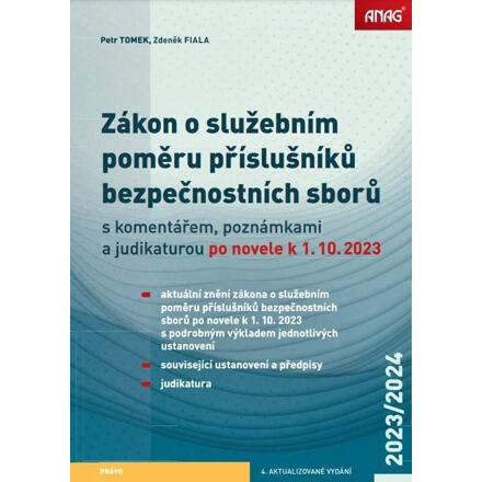 Zákon o služebním poměru příslušníků bezpečnostních sborů s komentářem, poznámkami a judikaturou po