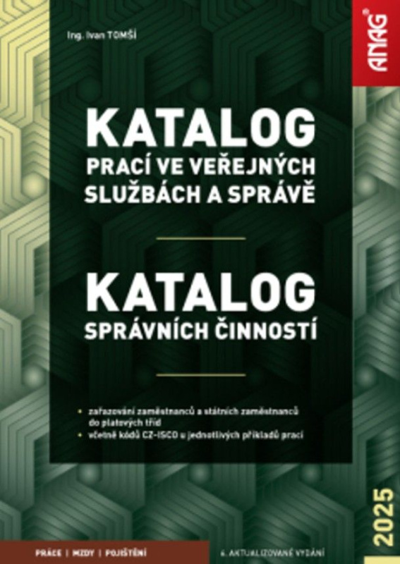 Katalog prací ve veřejných službách a správě 2025 - Ivan Tomší - kniha z kategorie Obchodní právo