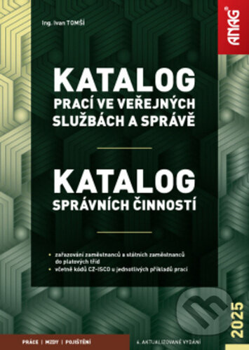 Katalog prací ve veřejných službách a správě 2025 - Ivan Tomší - kniha z kategorie Obchodní právo