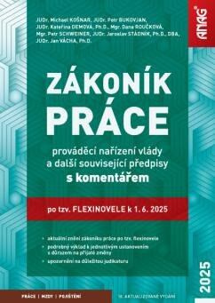 Zákoník práce, prováděcí nařízení vlády a další související předpisy s komentářem po tzv. flexinovel