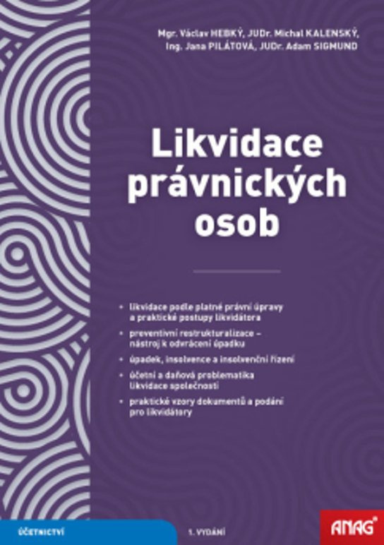 Likvidace právnických osob 2026 - Václav Hebký