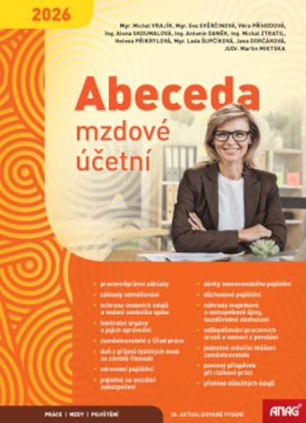 Abeceda mzdové účetní 2026 - Helena Přikrylová Antonín, Daněk Alena, Skoumalová
