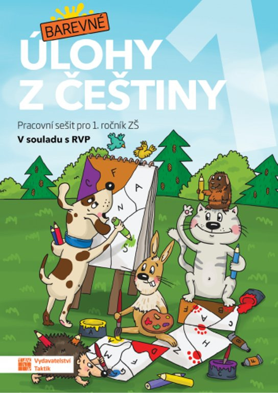 Barevné úlohy z češtiny pro 1. ročník