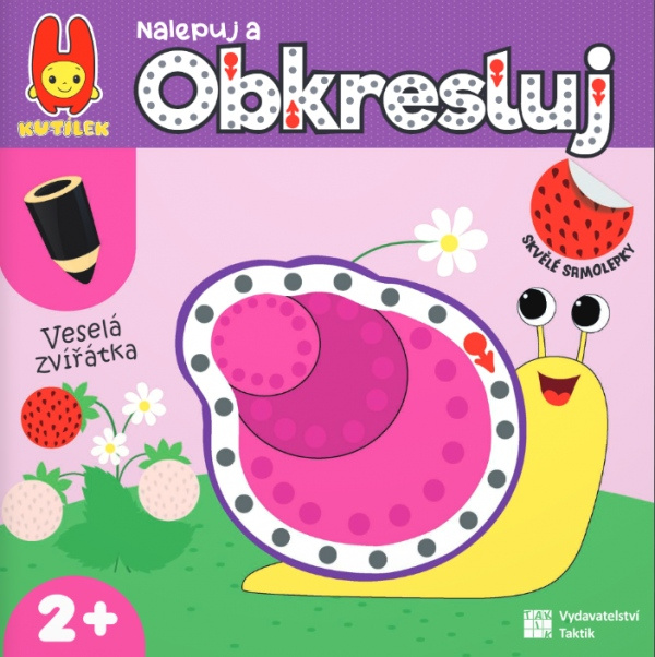 Nalepuj a obkresluj: Veselá zvířátka TAKTIK International, s.r.o