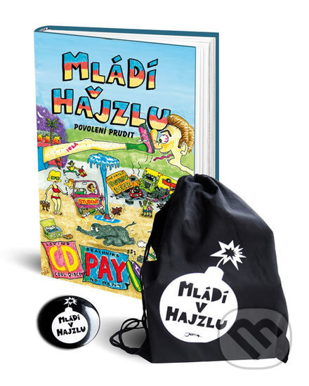 Mládí v hajzlu - Povolení prudit + batoh + placka Limitované edice
