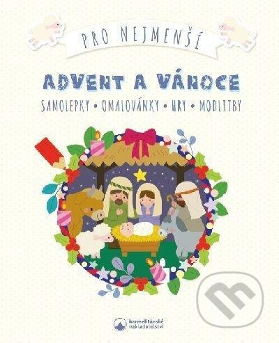 Advent a Vánoce pro nejmenší - Samolepky, omalovánky, hry, modlitby - kniha z kategorie Omalovánky