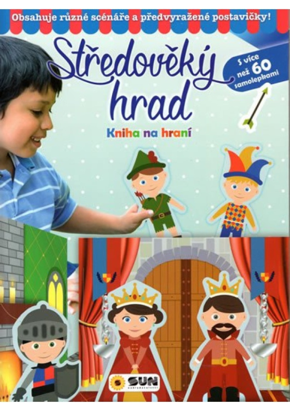 Středověký hrad - Kniha na hraní NAKLADATELSTVÍ SUN s.r.o.