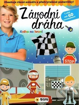 Závodní dráha - Kniha na hraní NAKLADATELSTVÍ SUN s.r.o.