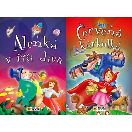 Alenka v říši divů, Červená karkulka - Dvě klasické pohádky NAKLADATELSTVÍ SUN s.r.o.
