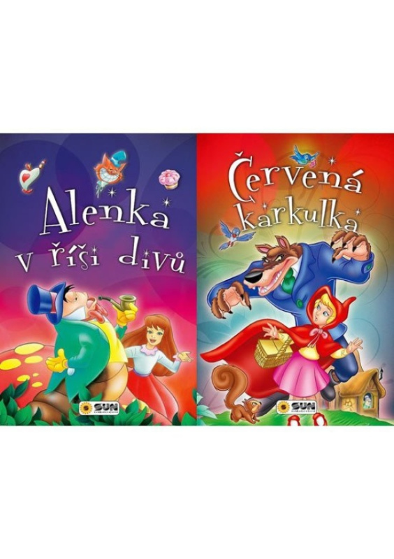 Alenka v říši divů, Červená karkulka - Dvě klasické pohádky NAKLADATELSTVÍ SUN s.r.o.