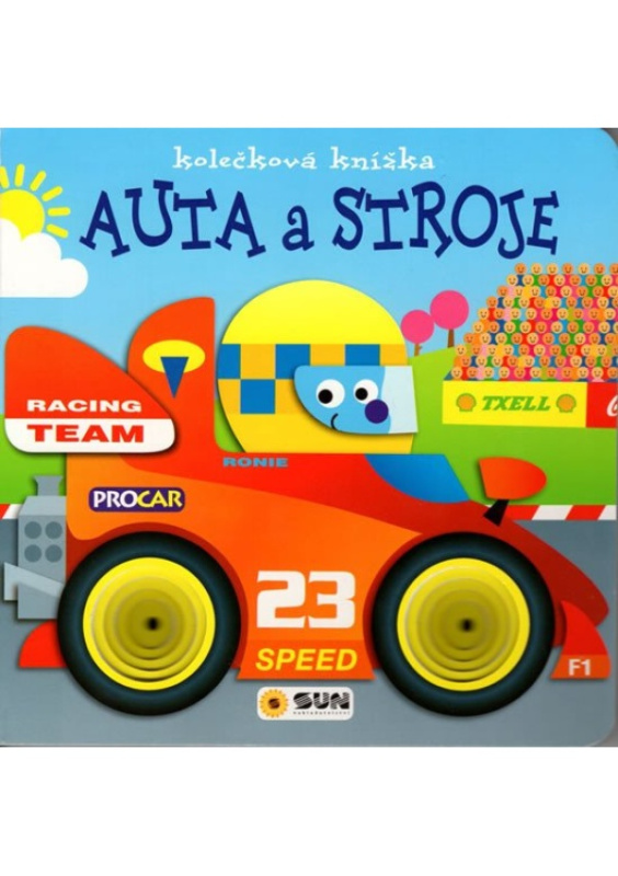 Auta a stroje - kolečková knížka