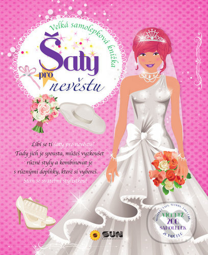 Šaty pro nevěstu - velká samolep. knížka