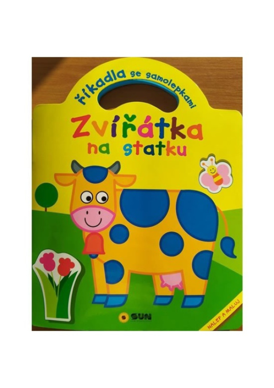 Říkadla se samolepkami - Zvířátka na statku NAKLADATELSTVÍ SUN s.r.o.