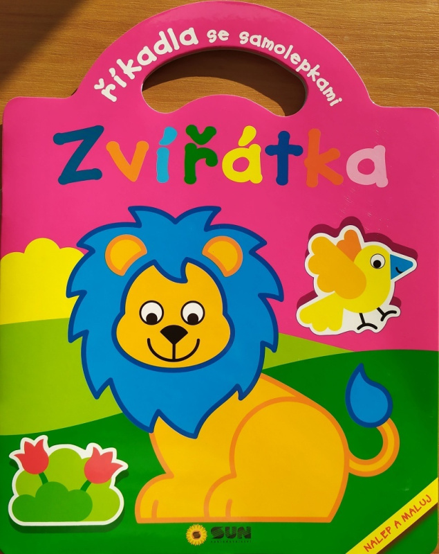 Říkadla se samolepkami - Zvířátka NAKLADATELSTVÍ SUN s.r.o.