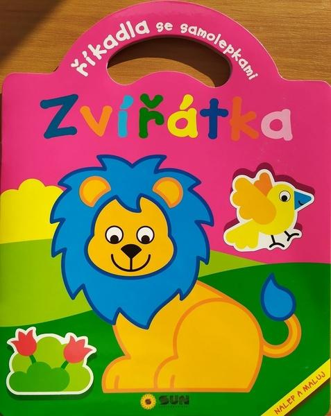 Říkadla se samolepkami - Zvířátka NAKLADATELSTVÍ SUN s.r.o.