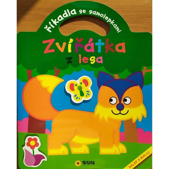 Říkadla se samolepkami - Zvířátka z lesa NAKLADATELSTVÍ SUN s.r.o.