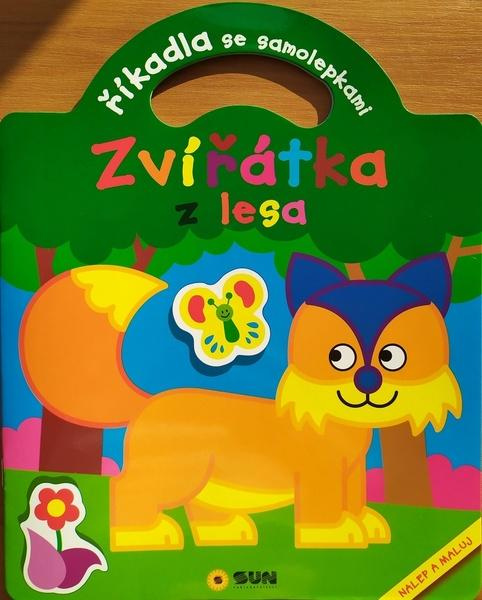 Říkadla se samolepkami - Zvířátka z lesa NAKLADATELSTVÍ SUN s.r.o.