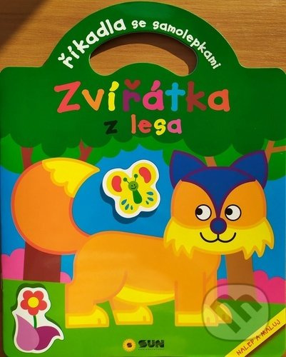 Říkadla se samolepkami - Zvířátka z lesa NAKLADATELSTVÍ SUN s.r.o.