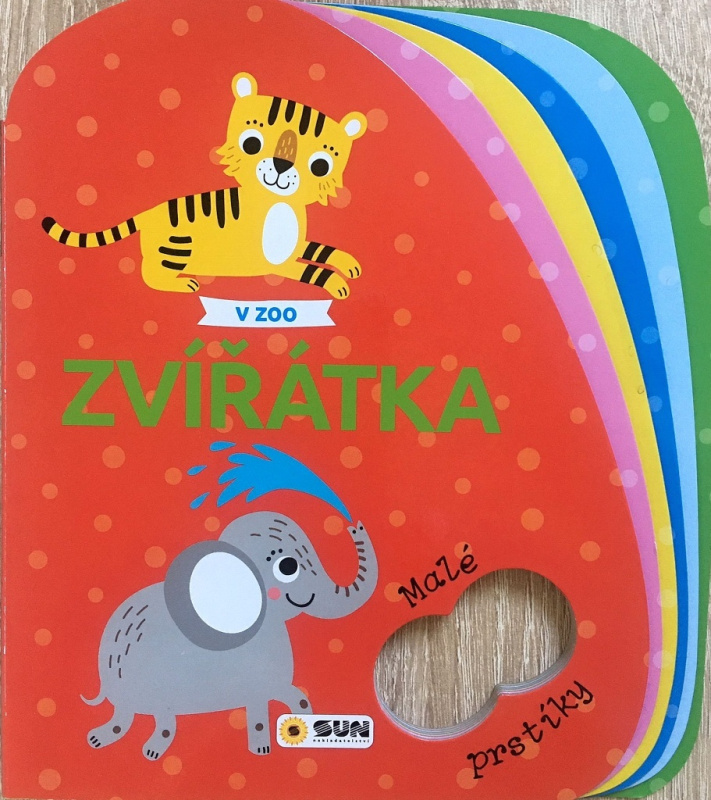 Zvířátka v ZOO - Malé prstíky NAKLADATELSTVÍ SUN s.r.o.