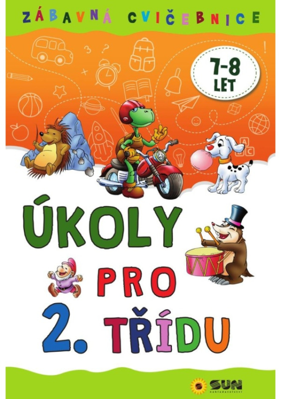 Zábavná cvičebnice Úkoly pro 2. třídu