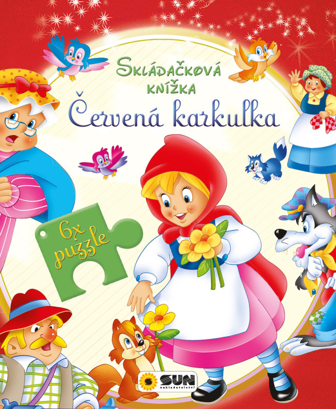 Skládačková knížka - Červená karkulka