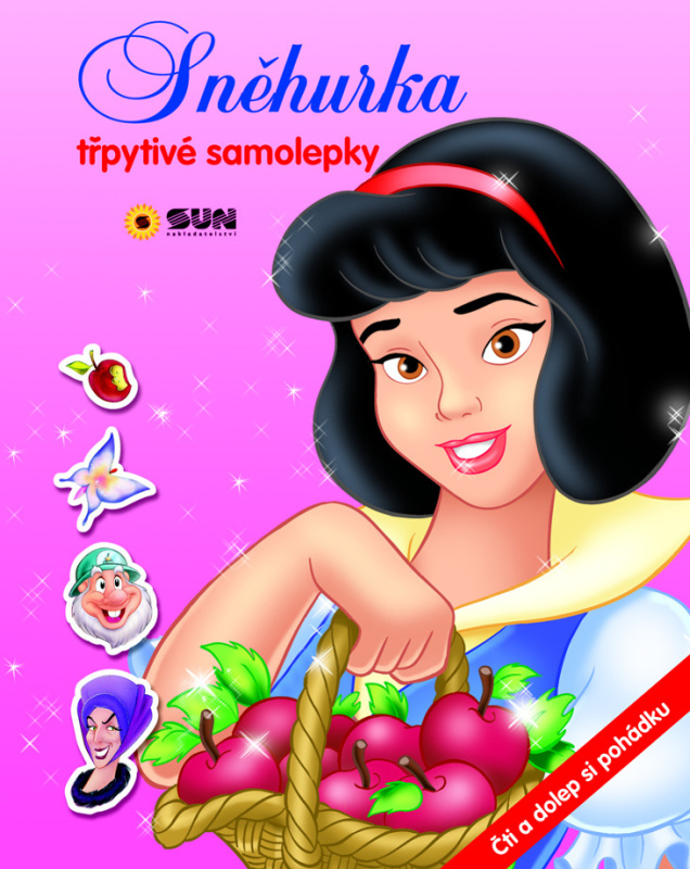 Sněhurka-Samolepky čti a dolep pohádku